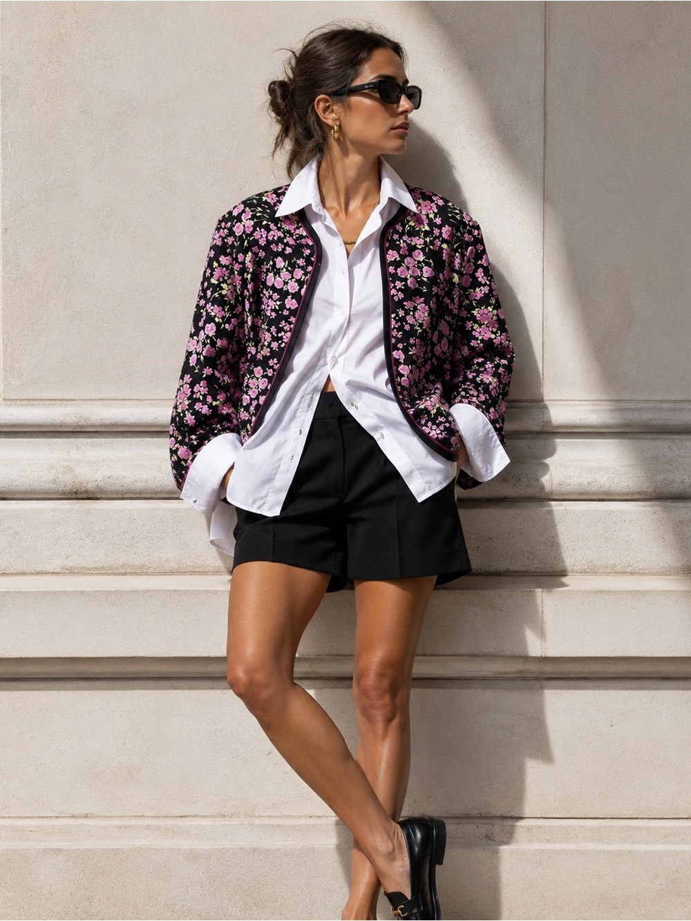 Myer Sutherland Silk Floral Jacket